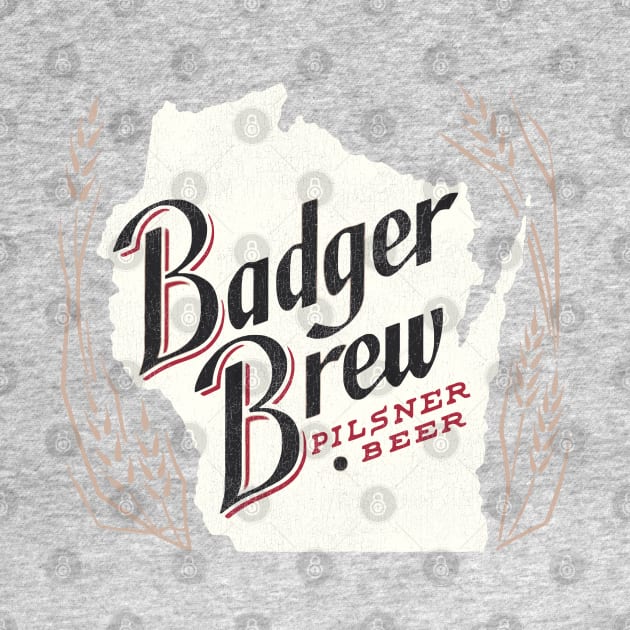 Badger Brew Retro Defunct Wisconsin Breweriana by darklordpug